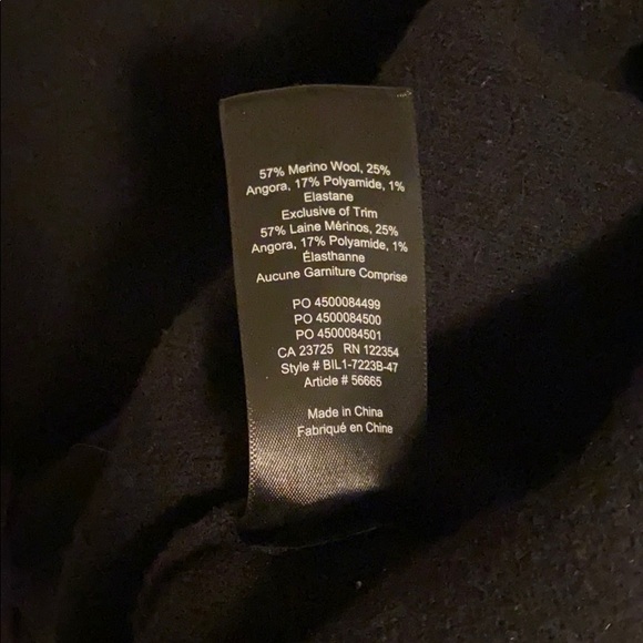 Babaton Johan Wool Black Skirt - Picture 7 of 7